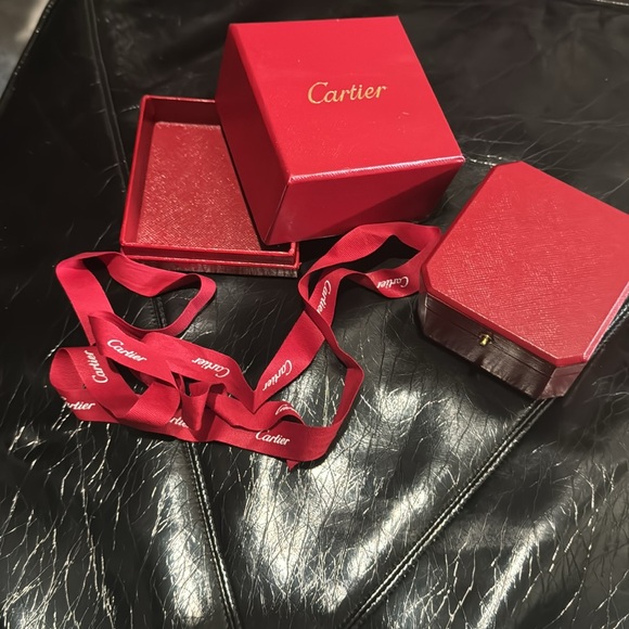 Cartier Ring Box With Ribbon - Picture 3 of 4